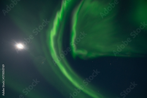 Incredible Northern Lights Display Corona Effect. Looking straight up into the aurora borealis © Wandering Bear