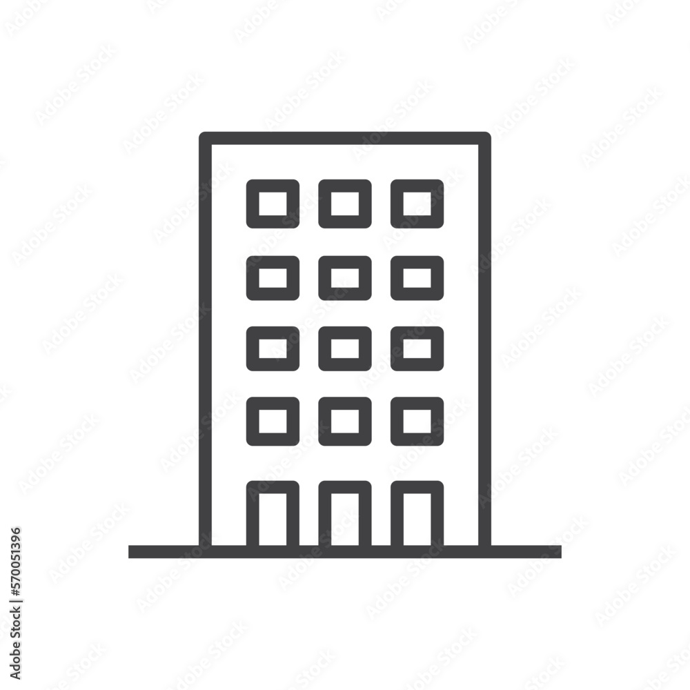 Apartments Icon - Building Icon