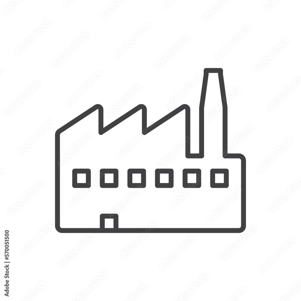 Industry And Factory Icon Industry And Factory Icon