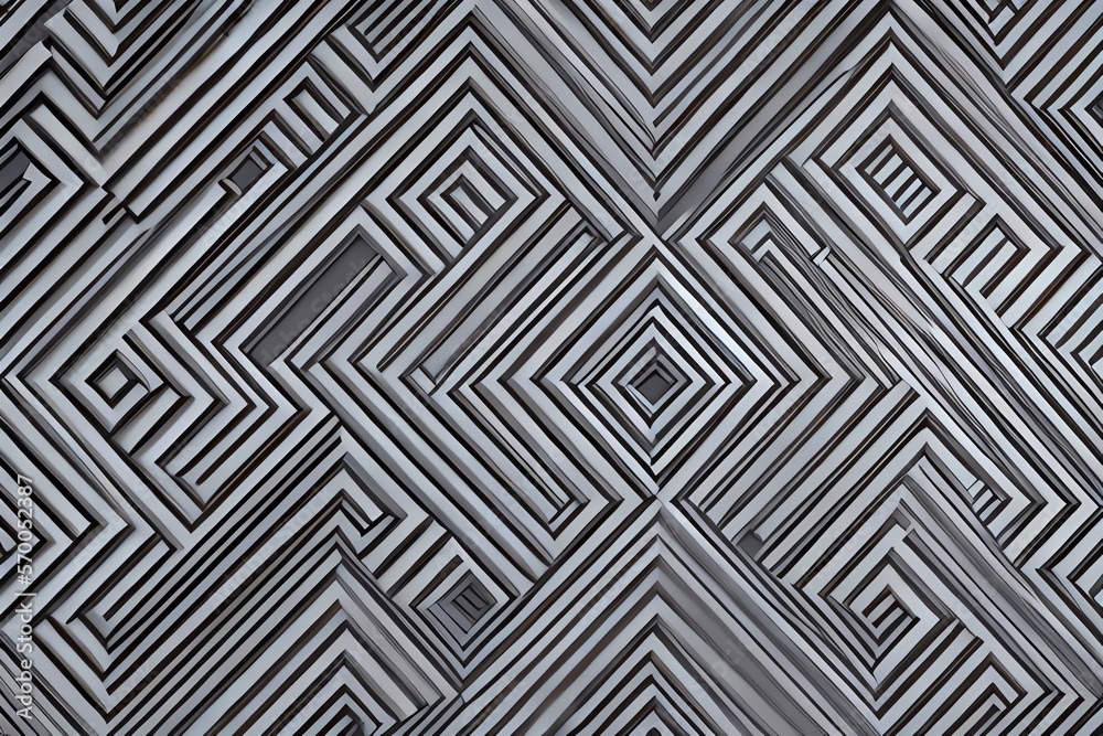 Geometric, black and white background Geometric, black and white background