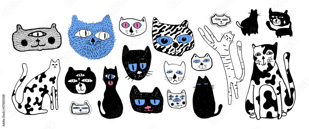 Photography Universal Seamless cute Pattern With cats.