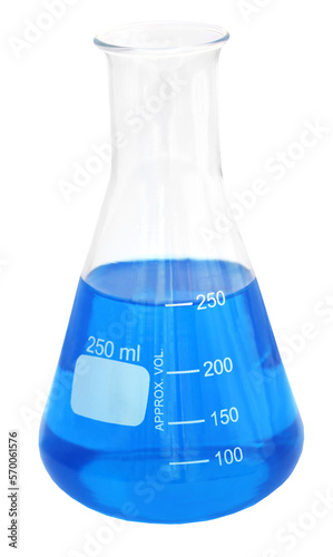 Conical flask with chemical photo