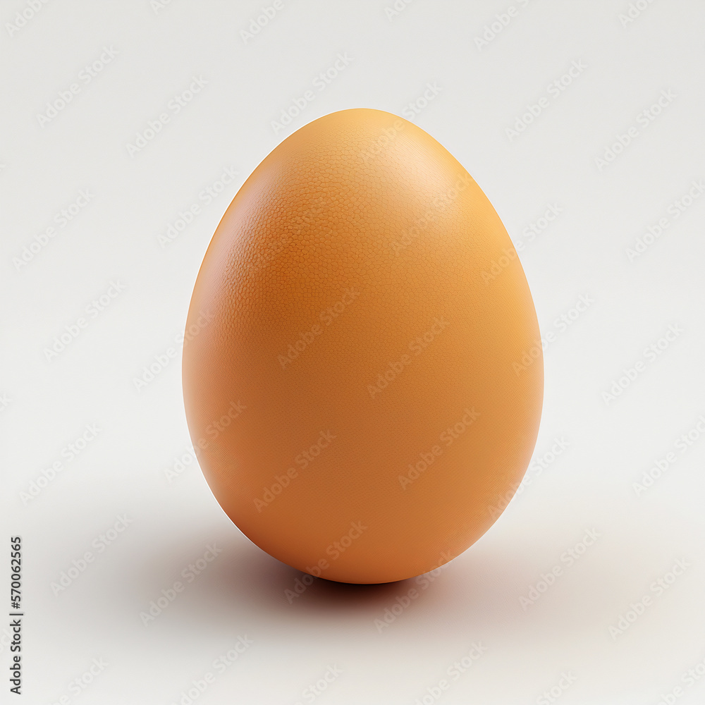 Egg on white background Egg on white background