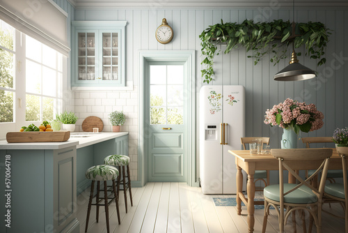 Open White Kitchen © Alex