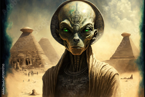 Grey Extraterrestrial Ancient Alien and UFO photo