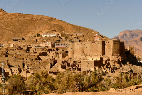 Marocco, regione Sousse Massa, antico villaggio berbero fortificato