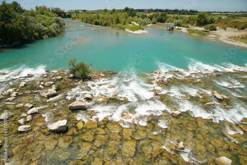 Aksu River in Antalya, Turkiye
