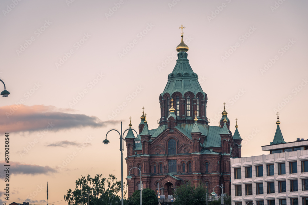 Scenery of Helsinki in Finland
