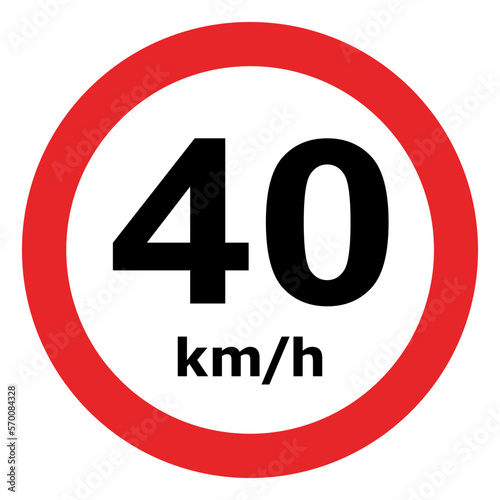 Wallpaper Mural Limite de Velocidade 40 KM.  - Sinais de trânsito usados no Brasil. É a Listagem Oficial, válida para os Exames. Sinalização Regulatória. CTB Torontodigital.ca