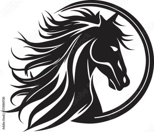 Horse In A Circle Logo 