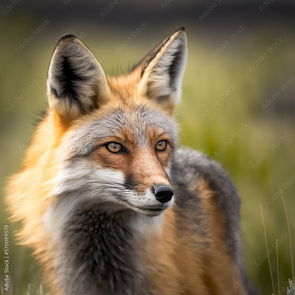 Fototapeta premium red fox portrait