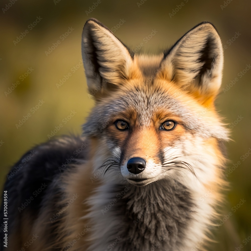 Fototapeta premium red fox portrait