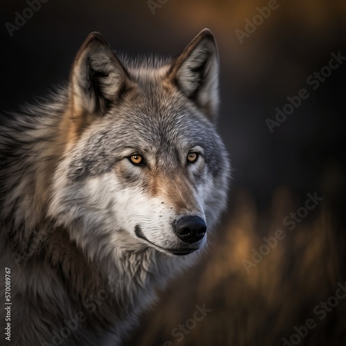 wolf in the woods © Suma