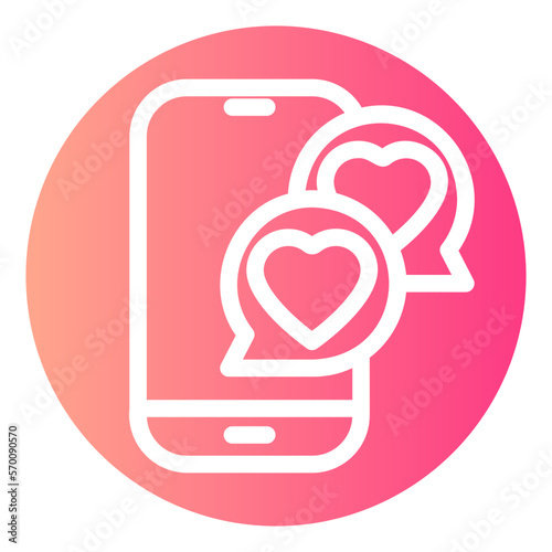 dating app gradient icon