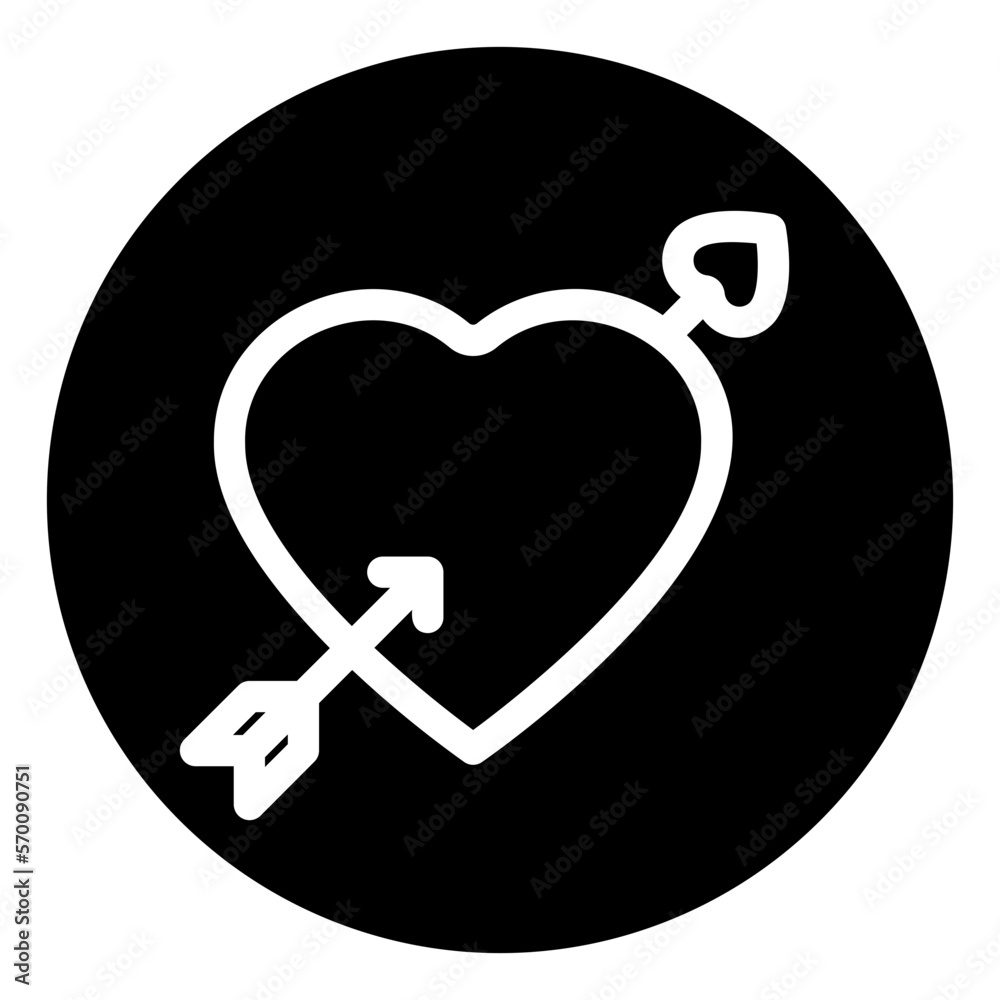 cupid glyph icon cupid glyph icon