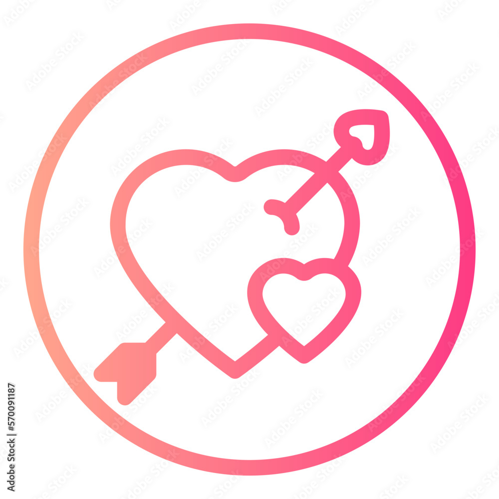 cupid gradient icon