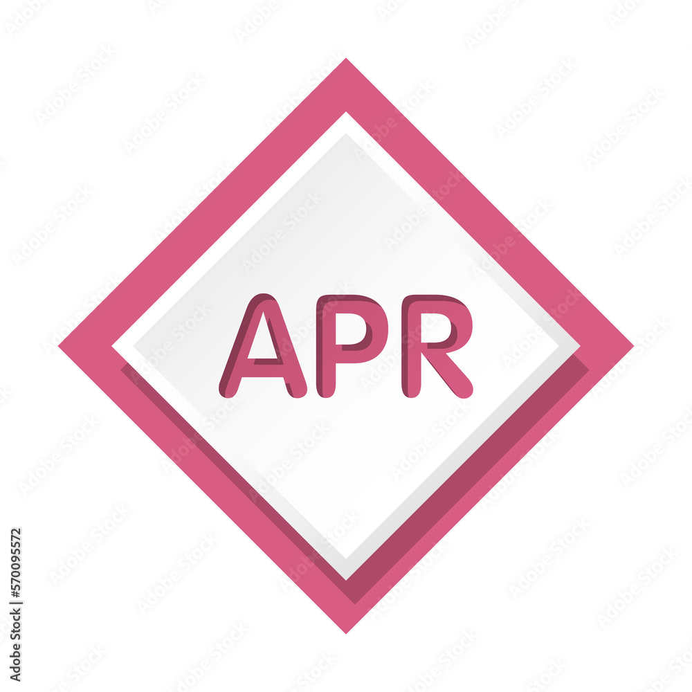 Bullet with Aprill month. Bullet with Aprill month.