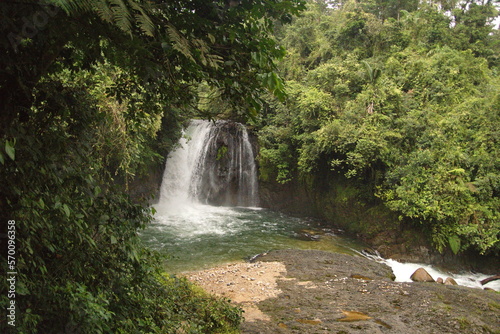 Hollin Waterfall in Napo  Ecuador