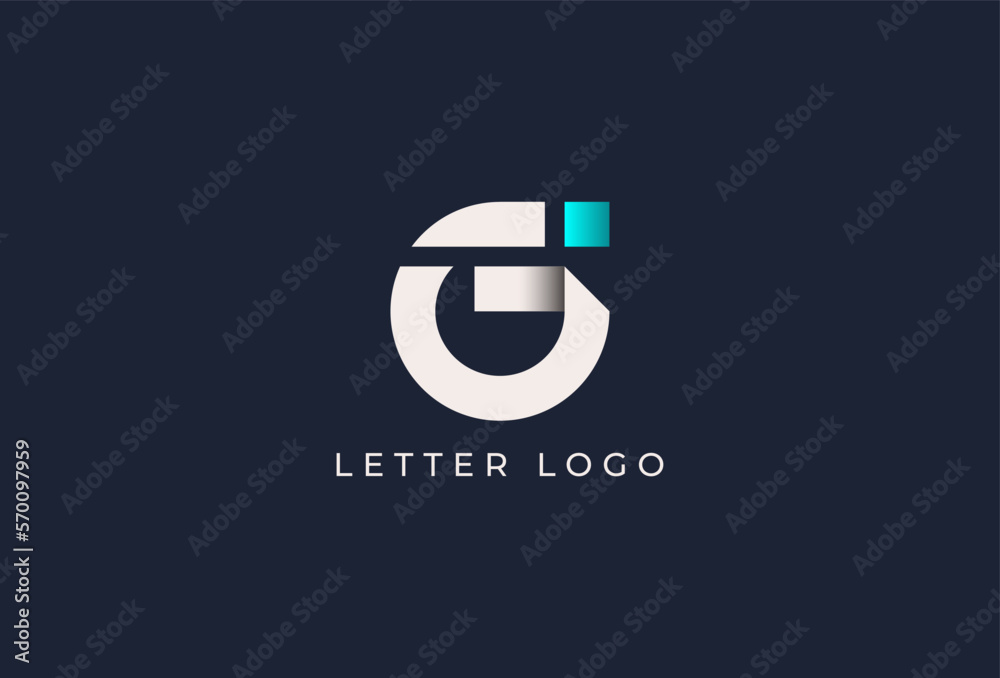 Initial G modern Logo icon design. Vector graphic design template ...