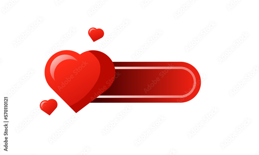 illustration vector graphic of element label love concept valentine's day illustration vector graphic of element label love concept valentine's day