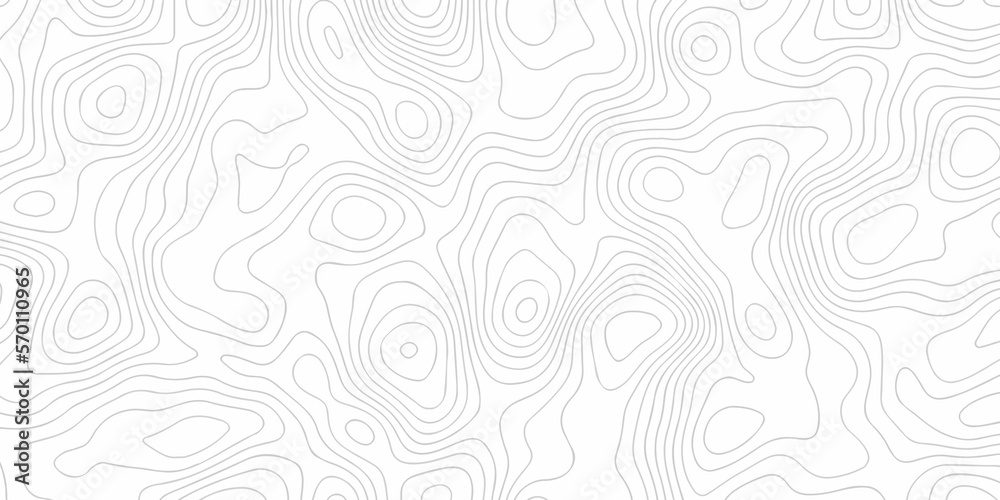 Topographic map. Geographic mountain relief. Abstract lines background. Contour maps. Vector illustration, Topo contour map on white background, Topographic contour lines vector map seamless pattern.