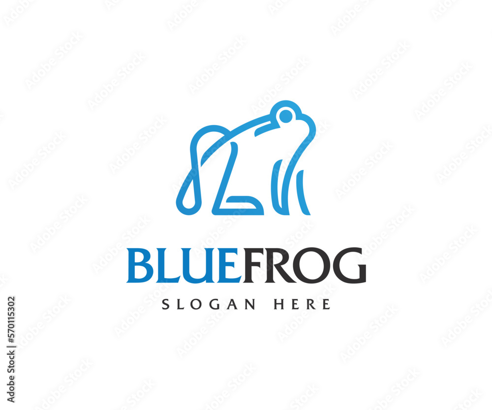 Blue Frog Logo