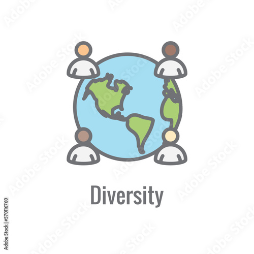 Core Values icon with value driven icon describing part of core values