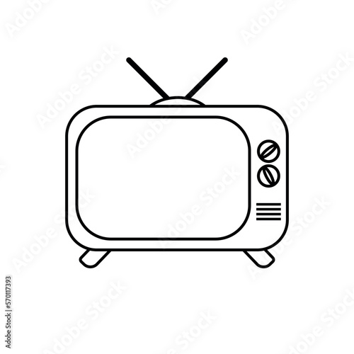 Retro TV icon.