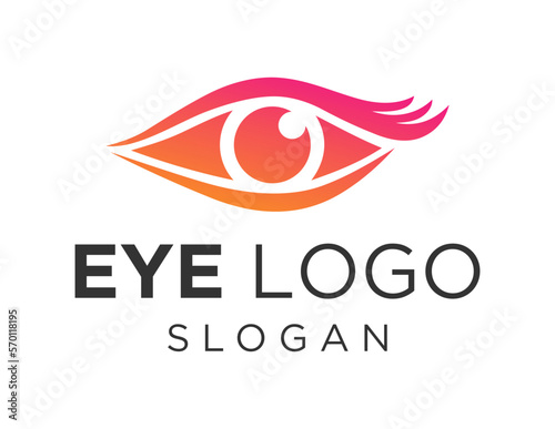 Logo design about Eye on a white background. created using the CorelDraw application.