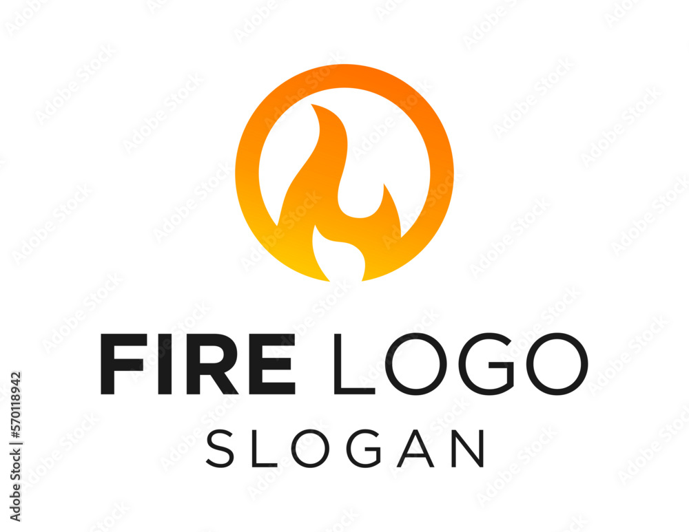 Logo design about Fire on a white background. created using the CorelDraw application. Logo design about Fire on a white background. created using the CorelDraw application.