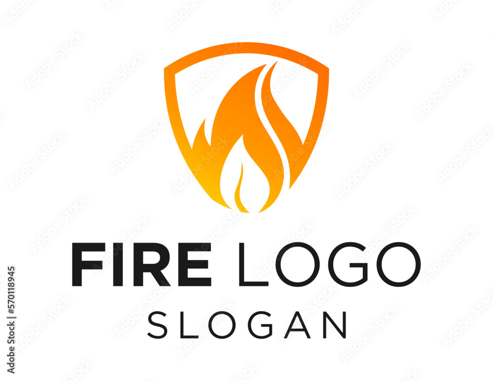 Logo design about Fire on a white background. created using the CorelDraw application. Logo design about Fire on a white background. created using the CorelDraw application.