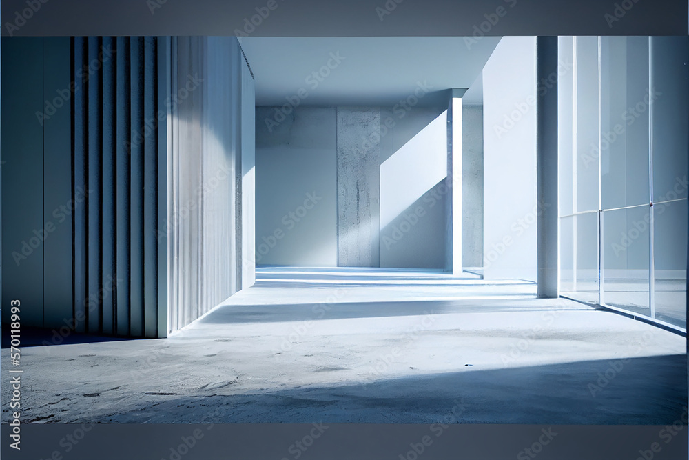 Fototapeta premium Advanced background High-end venue space 3D rendering