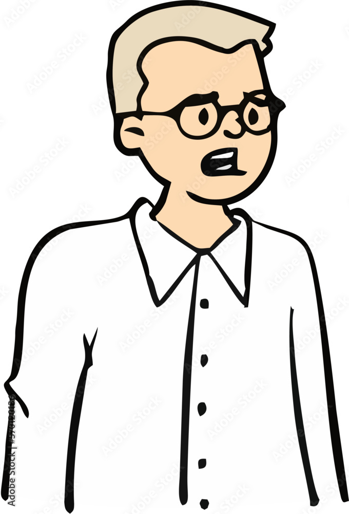 man in glasses
