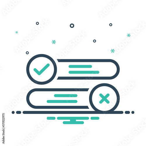 Mix icon for pros contra