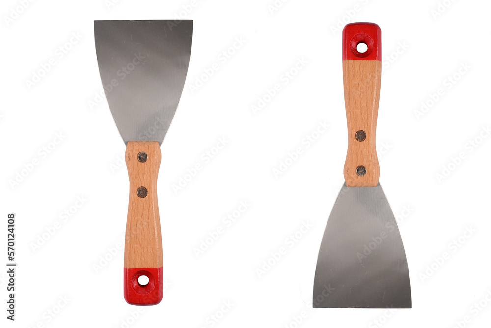 Putty knife tool isolated on transparent background Putty knife tool isolated on transparent background