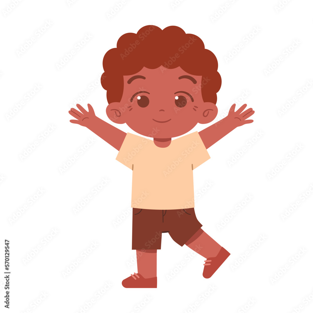 Little boy character. Elementary School Kids Wearing Uniform Illustration Little boy character. Elementary School Kids Wearing Uniform Illustration