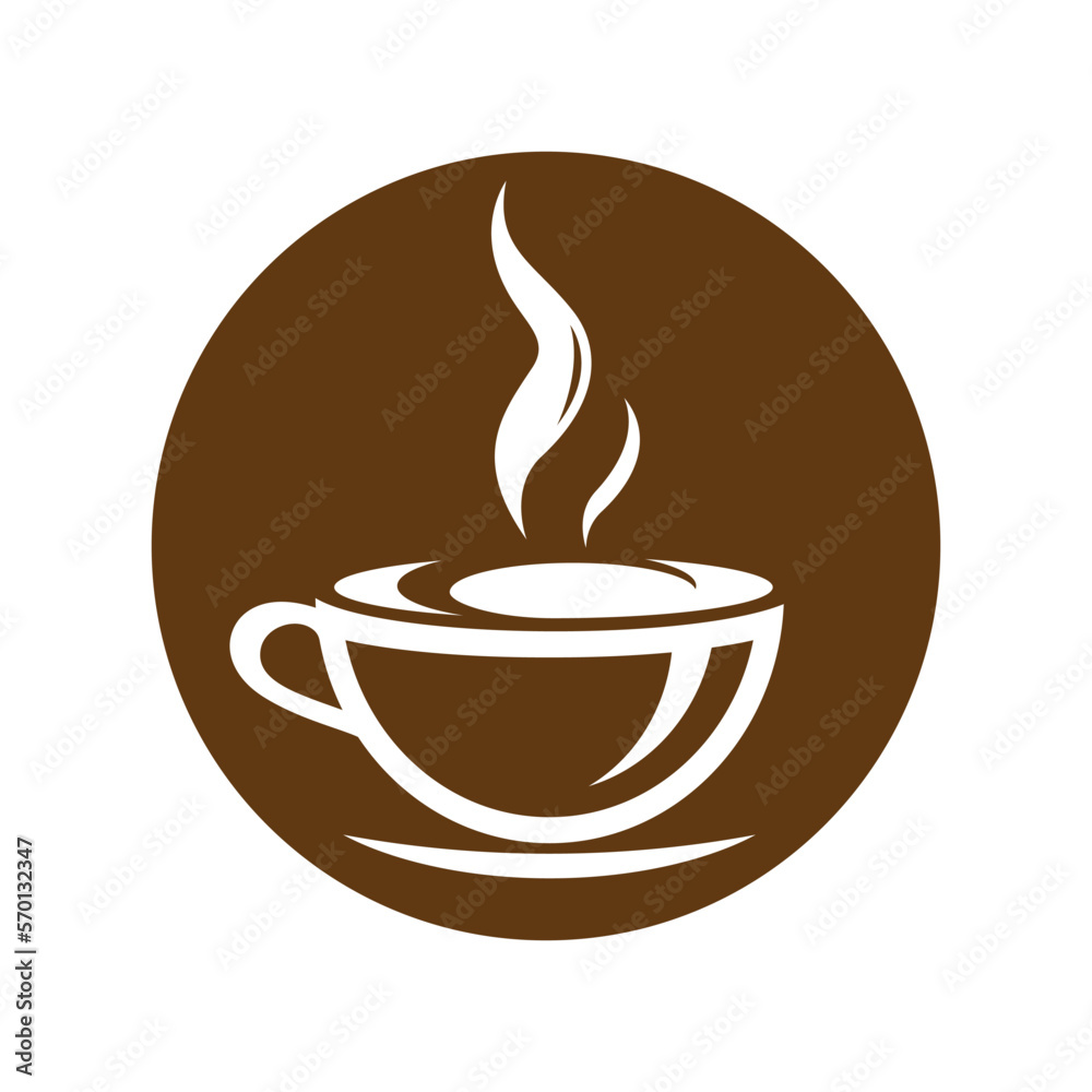 Obraz premium Coffee cup logo images