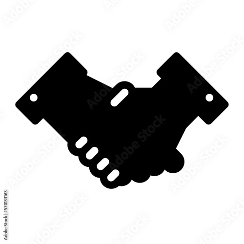 cooperate glyph icon