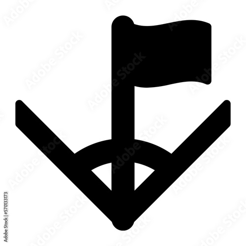 corner glyph icon