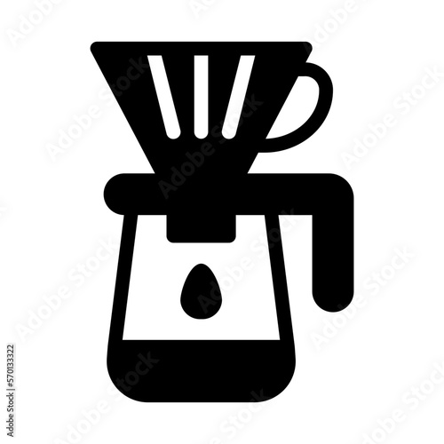 dripper glyph icon