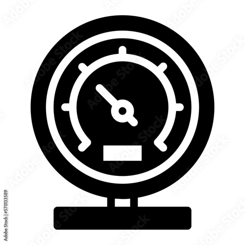 gauge glyph icon