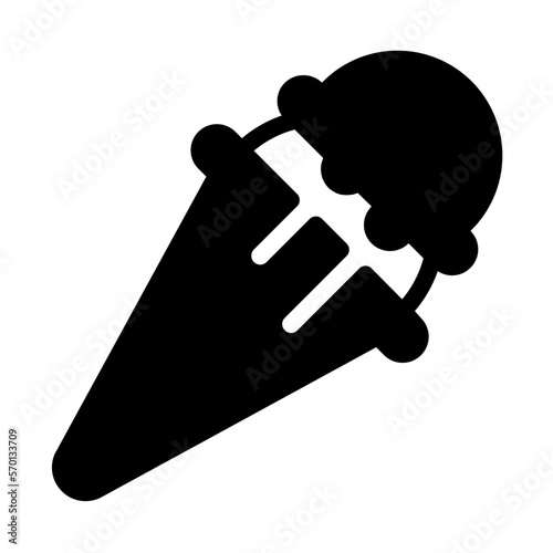 icecream glyph icon