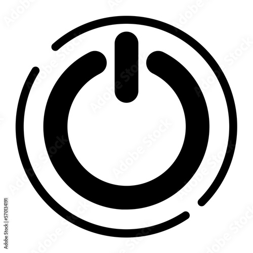 power glyph icon