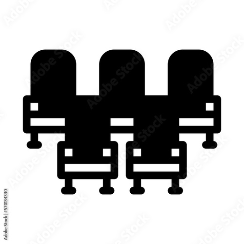 seats glyph icon