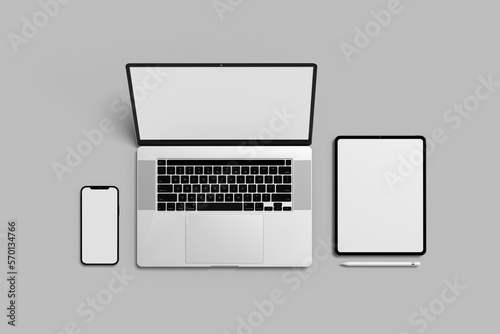 Multidevice Blank Mockup photo