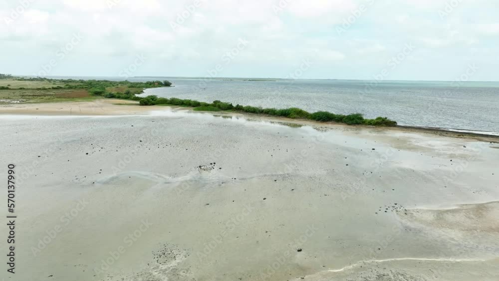 Aerial Video of Lagoon area on Kayts, Jaffna, Sri Lanka. Aerial Video of Lagoon area on Kayts, Jaffna, Sri Lanka.