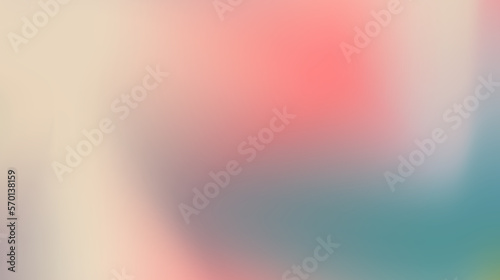 Blurred wavy gradient background. Red, green, beige, gray abstract wallpaper. Liquid flowing vibrant mesh texture. Vector 