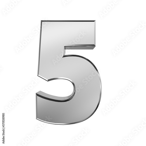 3d render,Number 5