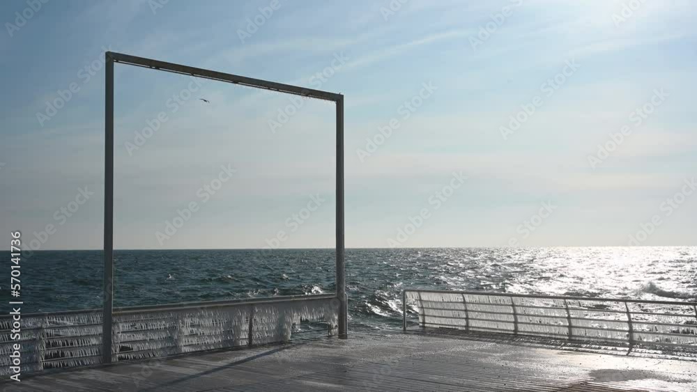 Stormy Black Sea in Odessa, Ukraine Stormy Black Sea in Odessa, Ukraine