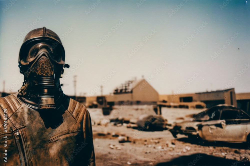 person in gas mask in a toxic city,person in gas mask in person in gas mask in a toxic city,person in gas mask in